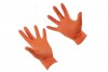 Grippaz Large Orange Nitrile Gloves Box - 50 Pieces/25 Pairs