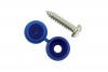 Blue Number Plate Security Screw - Pack 100