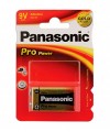 Panasonic Pro Power PP3 9v Battery 12 Cards of 1