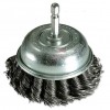 Twist Knot Cup Brush with Quick Chuck 75mm