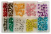 Assorted Low Profile Suits Mini Blade Fuses Box 100pc