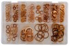 Assorted Copper Sealing Washers Imperial Box - 225 Pieces
