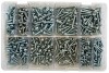 Assorted Self Tapping Pan Pozi Screws 8-12 Box - 330 Pieces