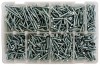 Assorted Countersunk Self Tapping Screws Box - 615 Pieces
