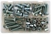 Assorted M10 Setscrews & Nuts Box - 88 Pieces