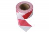 Red & White Barrier Tape 75mm x 500m Non Adhesive Pack 1