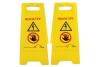 Hybrid/EV Floor Warning Signs 2pc