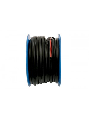 Black/Red Flat Twin Core Auto Cable 14/0.30 30m
