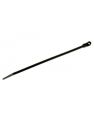 Mounting Head Black Cable Tie 200mm x 4.8mm - Pack 100