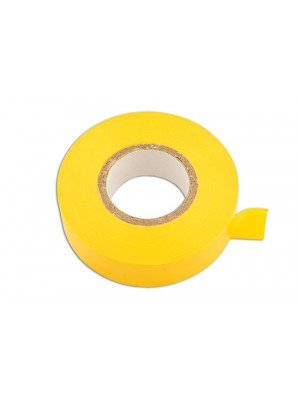 Yellow PVC Insulation Tape 19mm x 20m - Pack 10