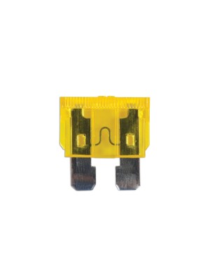 Auto Blade Fuse 20-amp Yellow - Pack 50