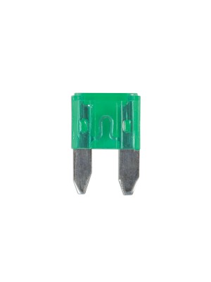 Suits Mini Blade Fuse 30-amp Green - Pack 25