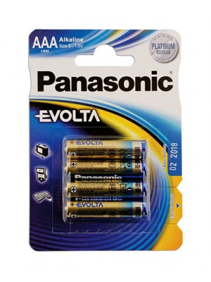 Panasonic Evolta AAA Battery 12 x 4 Blister Packs