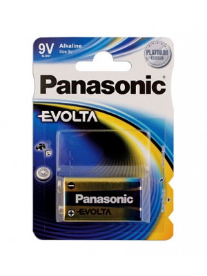 Pansonic Evolta PP3 9v Battery 12 x 1 Blister Packs