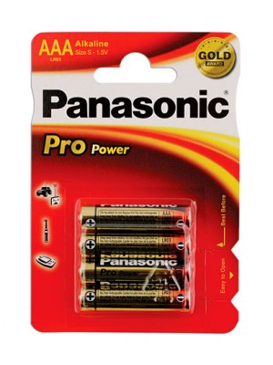 Panasonic Pro Power AAA Battery 12 Cards of 4