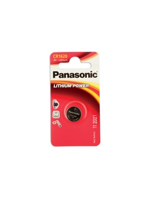 Panasonic Coin Cell Battery CR1620 3v 12 x 1 Cards