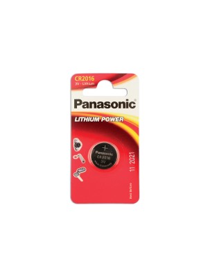 Panasonic Coin Cell Battery CR2016 3v 12 x 1 Cards
