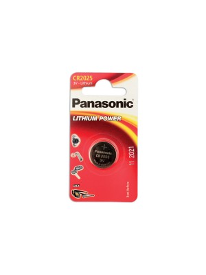 Panasonic Coin Cell Battery CR2025 3v 12 x 1 Cards