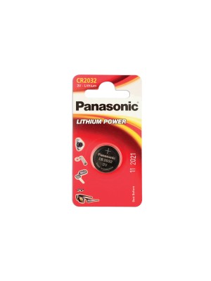 Panasonic Coin Cell Battery CR2032 3v 12 x 1 Cards