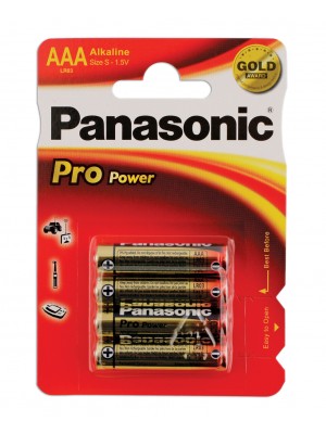 Panasonic Pro Power AAA Battery 1 Card of 4
