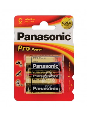 Panasonic Pro Power Size C Battery 1 Card of 2