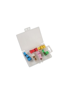 Assorted J Type Low Profile Fuses - 18 Pieces