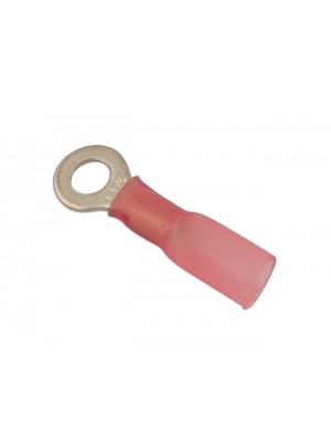 Red Heat Shrink Ring 5.0mm - Pack 25