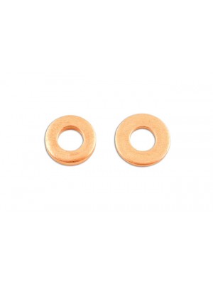 Common Rail Copper Injector Washer 13.85 x 7.3 x 1.4mm -Pk50