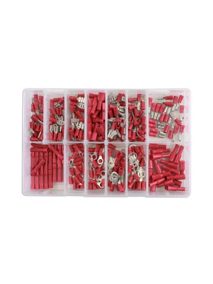 Assorted Red Terminals Box - 260 Pieces