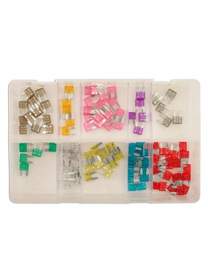 Assorted Suits Mini Blade Fuses Box 100pc