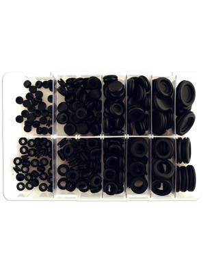 Assorted Wiring & Blanking Grommets Box - 240 Pieces