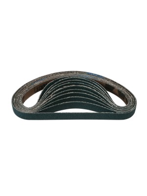 Abracs File Belts 10mm x 330mm 40g Zirconium - Pack 10