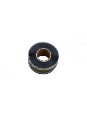 Black Silicone Self Fusing Tape 25mm x 3m - Pack 1