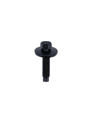 Black Hexagon Head Body Screw With Washer - Pack 50