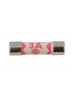 3 Amp Domestic Fuse - Pack 5