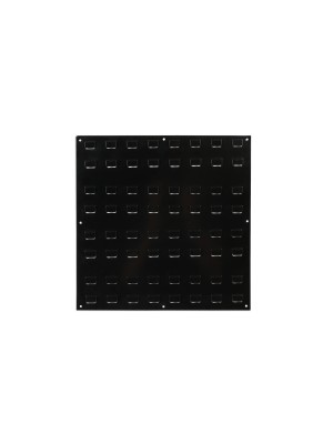 Metal Wall Mountable Louvred Panel For Storage Bins
