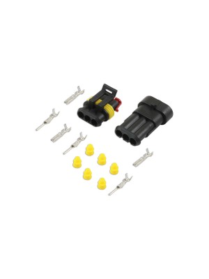 Automotive Electric Supaseal Connector Kit 3 Pin - 14 Pieces