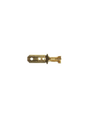 250 Type Connector Non Insulated Male Terminals - Pack 100
