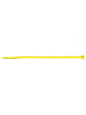 Yellow Cable Tie 200mm x 4.8mm - Pack 100