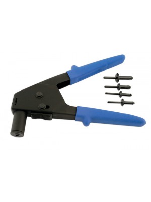 Long Reach Plastic Riveter with 40 Rivets