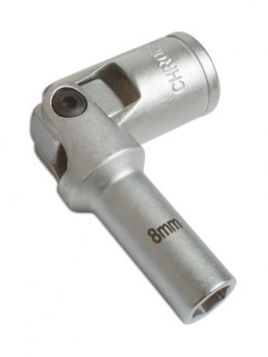 Universal Joint Glow Plug Socket 3/8"D 8mm