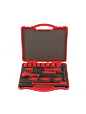 Insulated Socket Set 3/8"D 16pc