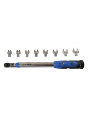 Torque Wrench 1/4"D - 9 Heads