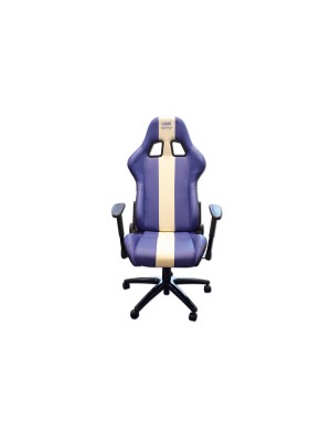 Laser Tools Racing Chair - Blue & White Stripe