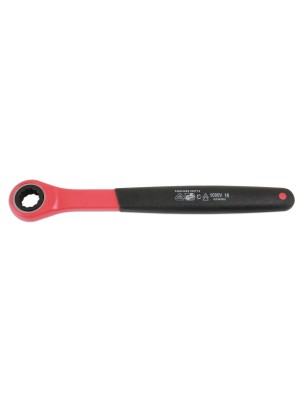 Insulated Ratchet Ring Spanner 10mm