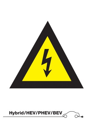 Danger High Voltage Sign (without text)