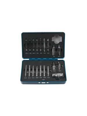 Extractor Set for TorxÂ® Hex Fittings 19pc