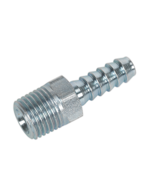 Screwed Tailpiece Male 1/4"BSPT - 1/4" Hose Pack of 5
