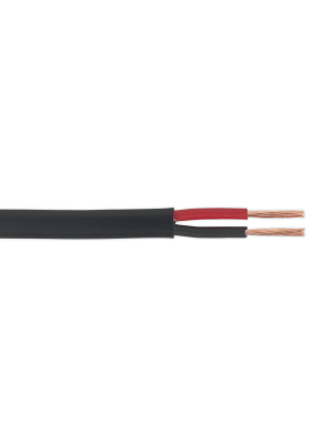 Automotive Cable Thick Wall Flat Twin 2 x 1mm² 14/0.30mm 30m Black