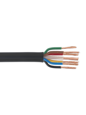 Automotive Cable Thin Wall 6 x 1mm² 32/0.20mm, 1 x 2mm² 28/0.30mm 30m Black